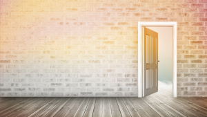 A door stands open to opportunities in life after the pandemic