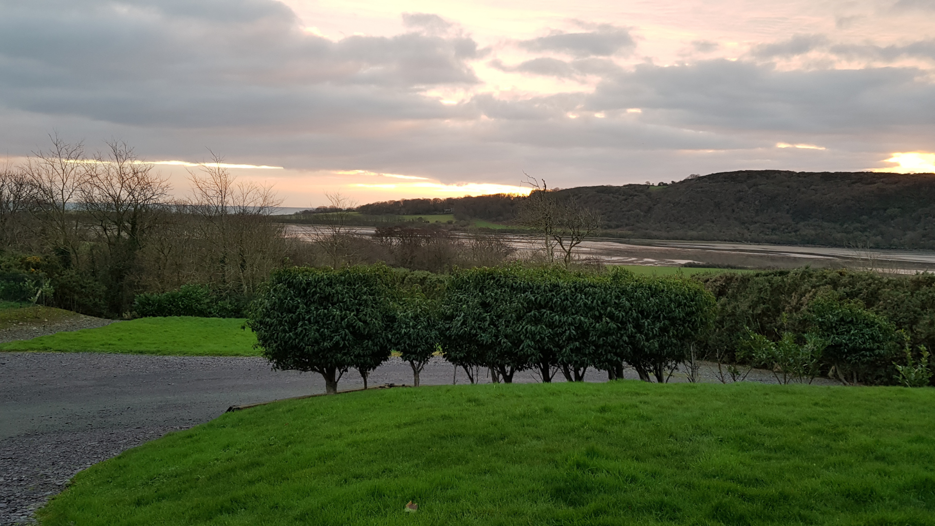 View over the estuary from my new home