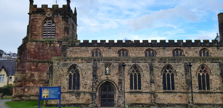 Bangor cathedral in February '21
