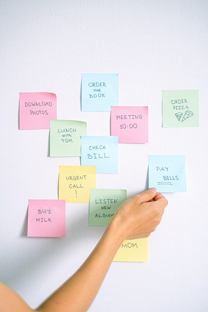 sticky notes